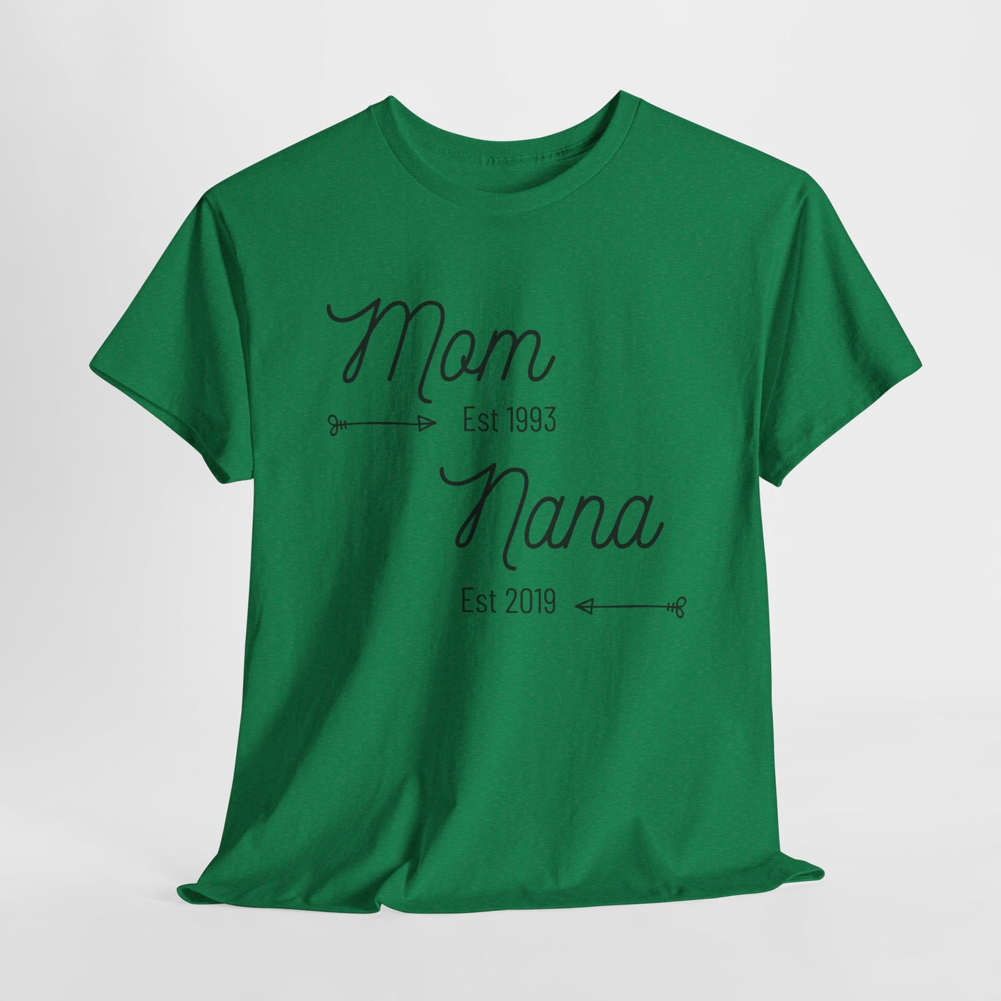 Mom and Nana personalized t-shirt
