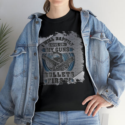 "Bullets First" T-Shirt - Weave Got Gifts - Unique Gifts You Won’t Find Anywhere Else!