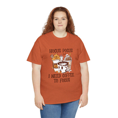 "Hocus Pocus, I Need Coffee To Focus" T-Shirt - Weave Got Gifts - Unique Gifts You Won’t Find Anywhere Else!