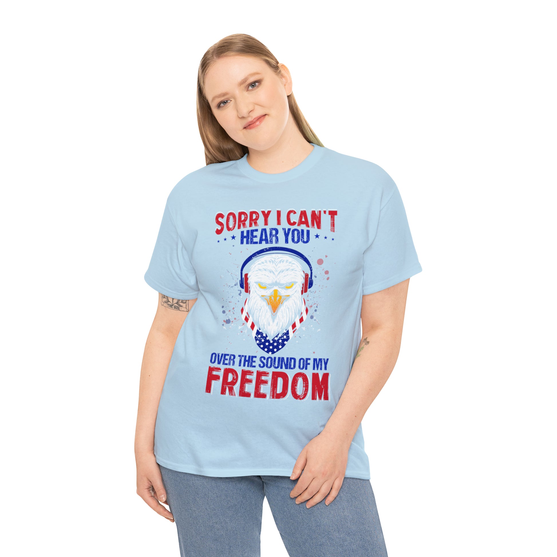 "Can't Hear You Over The Sound Of My Freedom" T-Shirt - Weave Got Gifts - Unique Gifts You Won’t Find Anywhere Else!