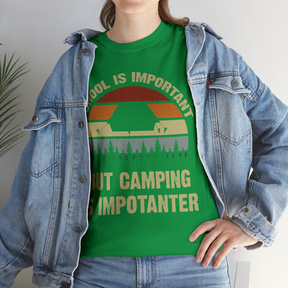 "Camping Is Importanter" T-Shirt - Weave Got Gifts - Unique Gifts You Won’t Find Anywhere Else!