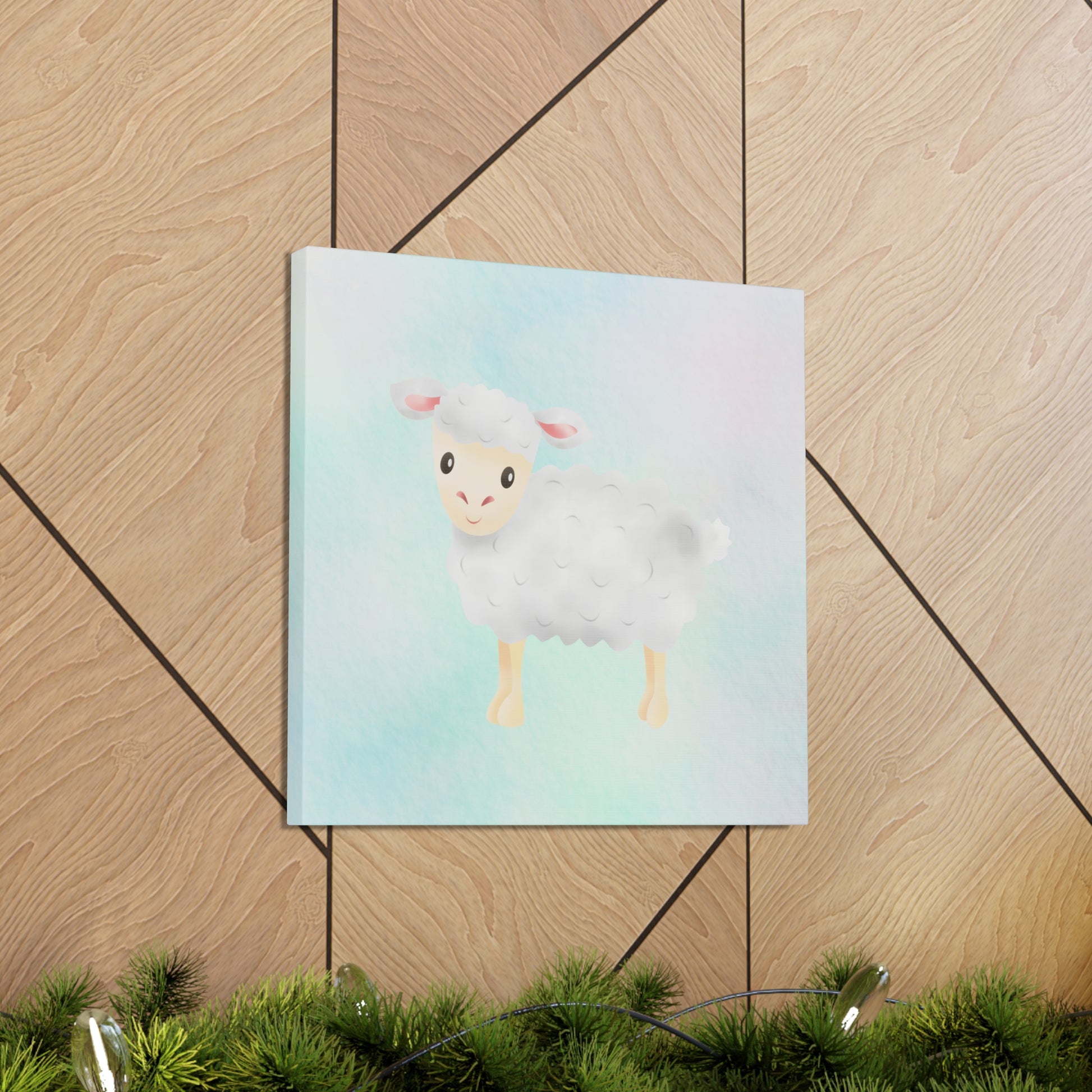 "Baby Lamb" Wall Art - Weave Got Gifts - Unique Gifts You Won’t Find Anywhere Else!