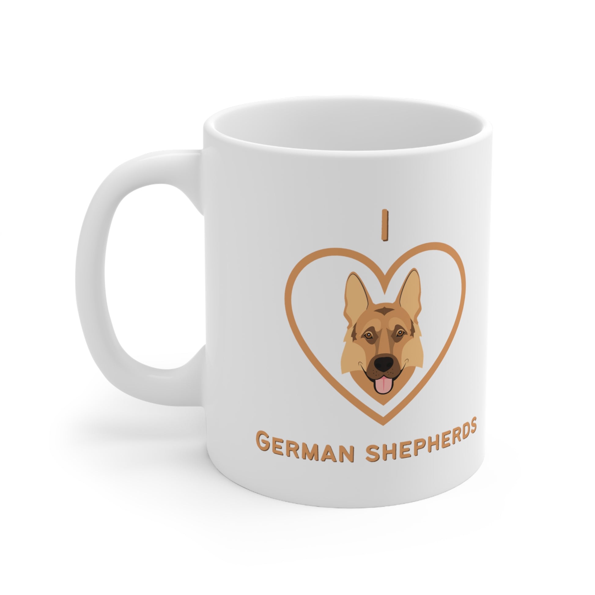 "I Love German Shepherds" Coffee Mug - Weave Got Gifts - Unique Gifts You Won’t Find Anywhere Else!