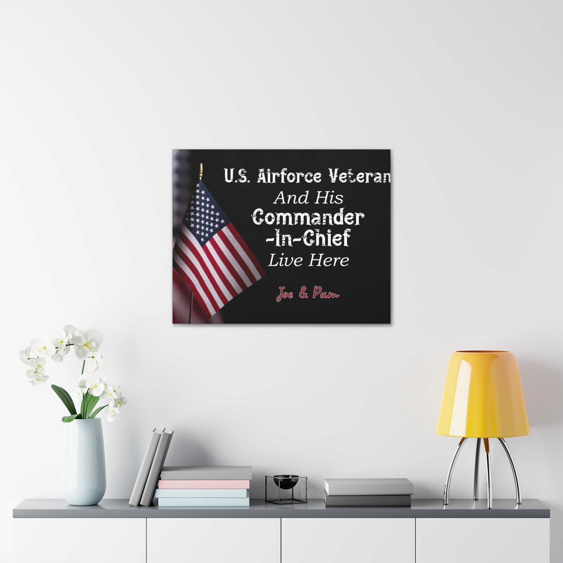 Custom "Us Airforce Veteran" Wall Art - Weave Got Gifts - Unique Gifts You Won’t Find Anywhere Else!