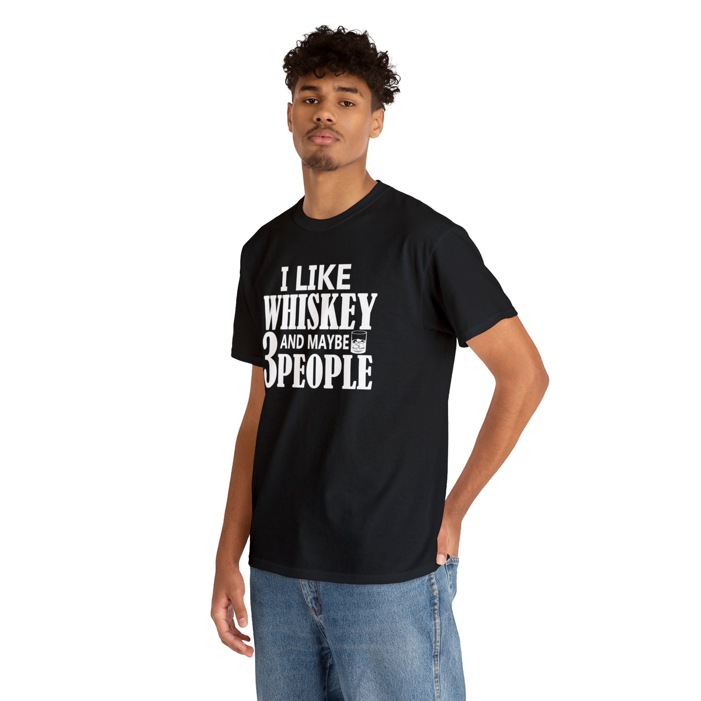 "I Like Whiskey & Like 3 People" T-Shirt - Weave Got Gifts - Unique Gifts You Won’t Find Anywhere Else!