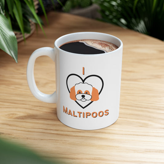 "I Love Maltipoos" Coffee Mug - Weave Got Gifts - Unique Gifts You Won’t Find Anywhere Else!