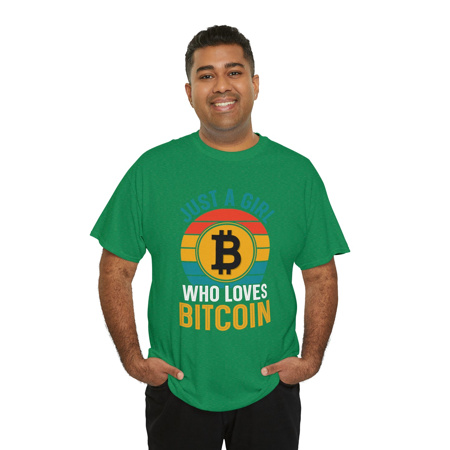 "Just A Girl Who Loves Bitcoin" T-Shirt - Weave Got Gifts - Unique Gifts You Won’t Find Anywhere Else!