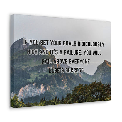 "Set Your Goals High" Wall Art - Weave Got Gifts - Unique Gifts You Won’t Find Anywhere Else!