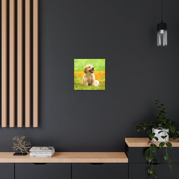 "Dog Painting Photo" Custom Wall Art - Weave Got Gifts - Unique Gifts You Won’t Find Anywhere Else!