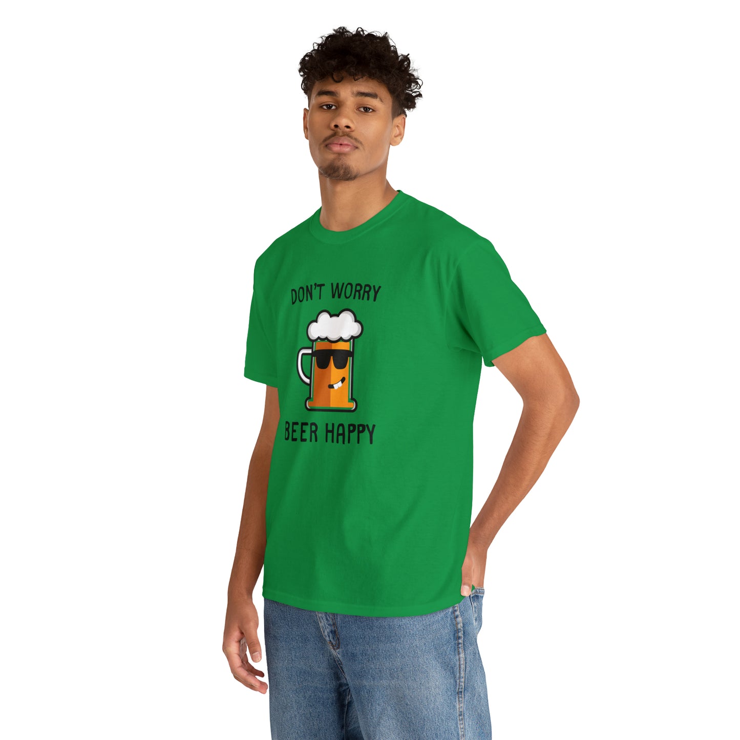 "Don't Worry, Beer Happy" T-Shirt - Weave Got Gifts - Unique Gifts You Won’t Find Anywhere Else!