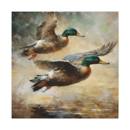 "Pair Of Ducks Flying" Wall Art - Weave Got Gifts - Unique Gifts You Won’t Find Anywhere Else!