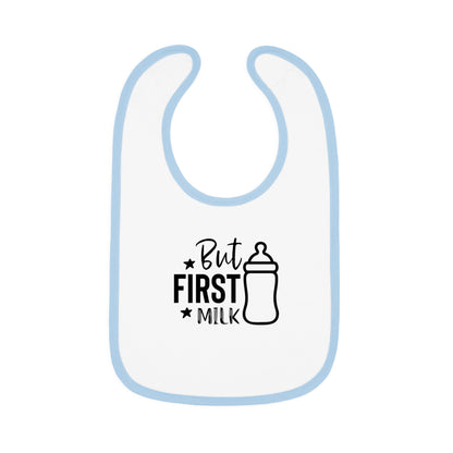 "But First Milk" Toddler Bib - Weave Got Gifts - Unique Gifts You Won’t Find Anywhere Else!