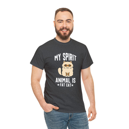 "Fat Cat Spirit Animal" T-Shirt - Weave Got Gifts - Unique Gifts You Won’t Find Anywhere Else!