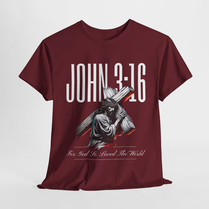 Classic unisex John 3:16 shirt for sharing your beliefs
