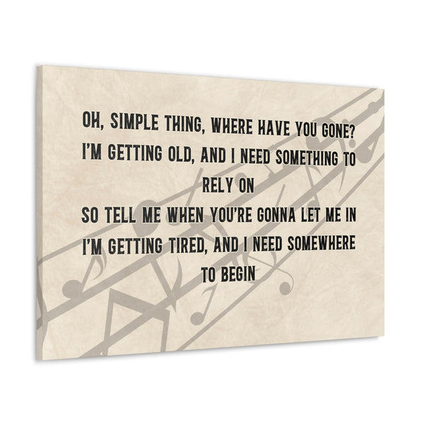 "Custom Song Lyrics" Wall Art - Weave Got Gifts - Unique Gifts You Won’t Find Anywhere Else!