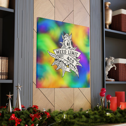 "Trippy Weed Limit 420" Wall Art - Weave Got Gifts - Unique Gifts You Won’t Find Anywhere Else!