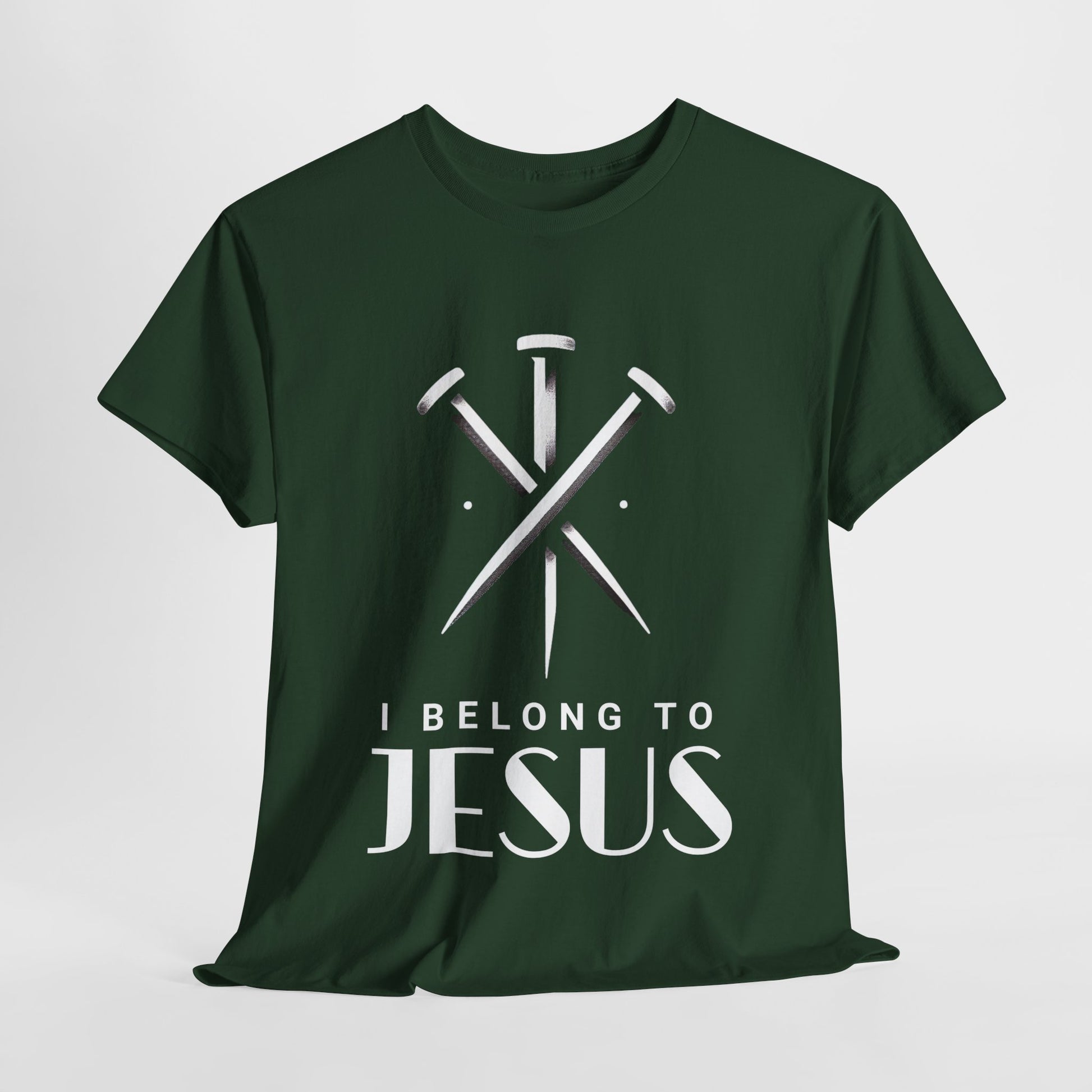 Unisex faith t-shirt featuring bold religious imagery and text
