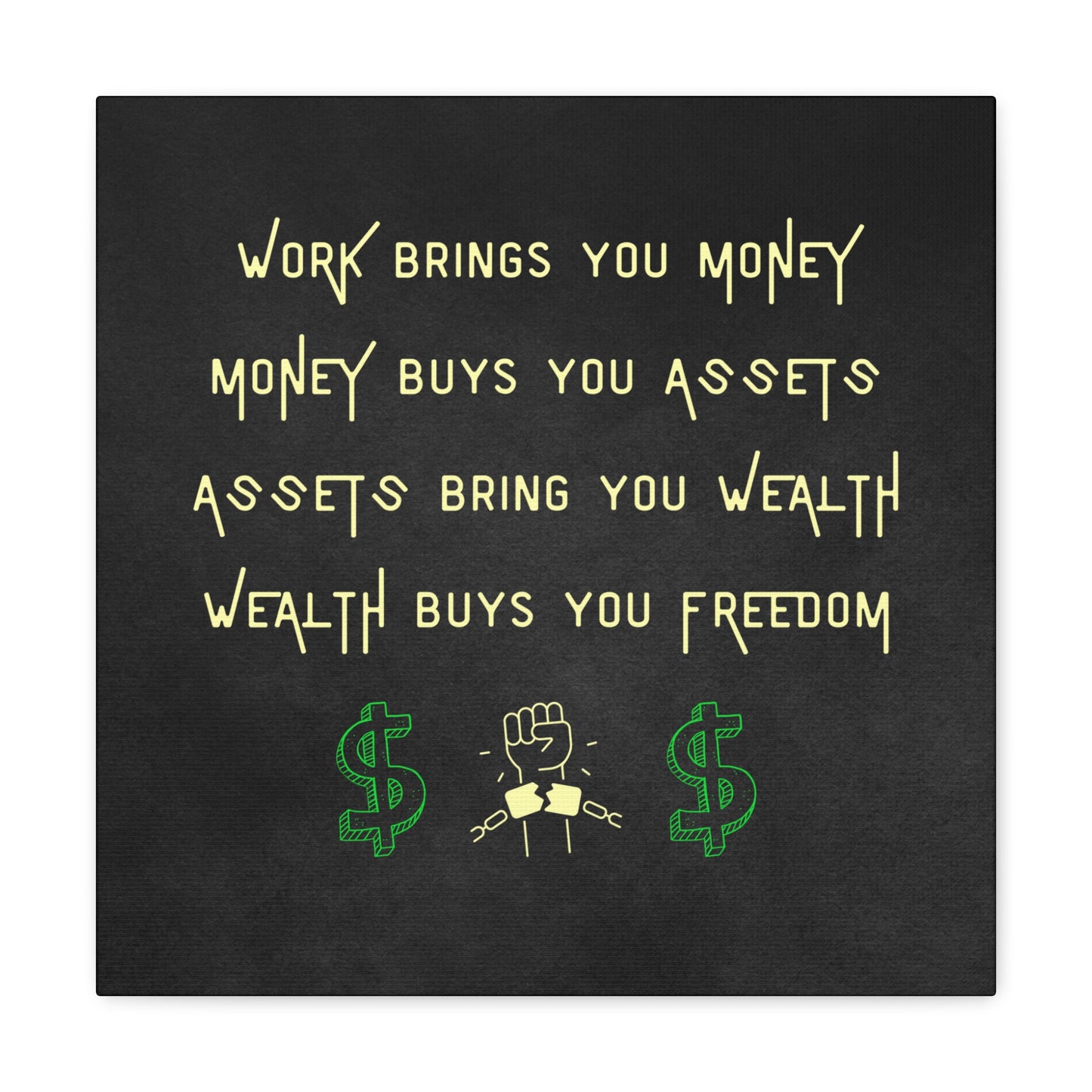 Financial success wall art for offices
