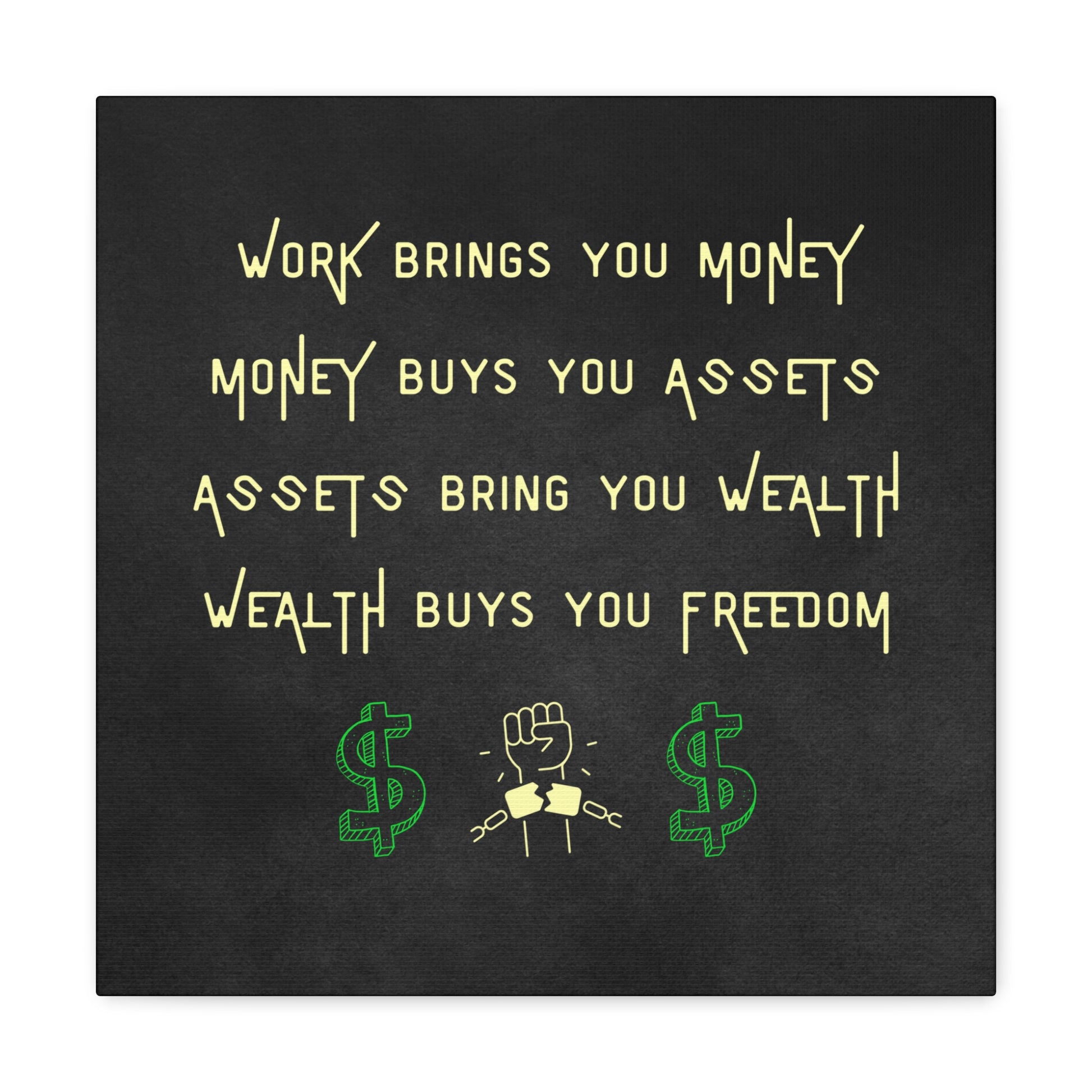 Financial success wall art for offices
