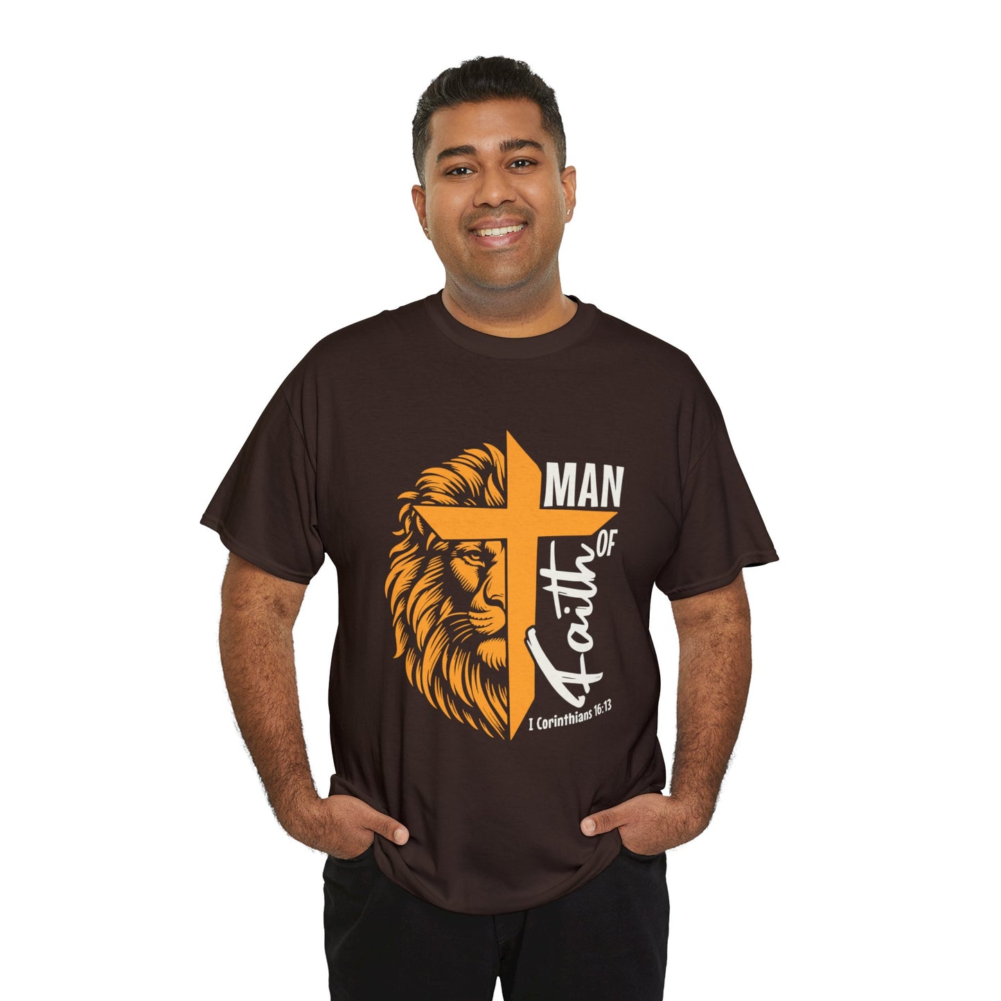 "Man Of Faith" T-Shirt - Weave Got Gifts - Unique Gifts You Won’t Find Anywhere Else!