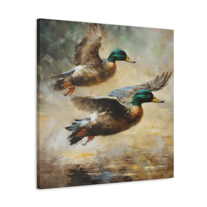 "Pair Of Ducks Flying" Wall Art - Weave Got Gifts - Unique Gifts You Won’t Find Anywhere Else!