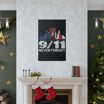 Never Forget 9/11: Canvas Wall Art