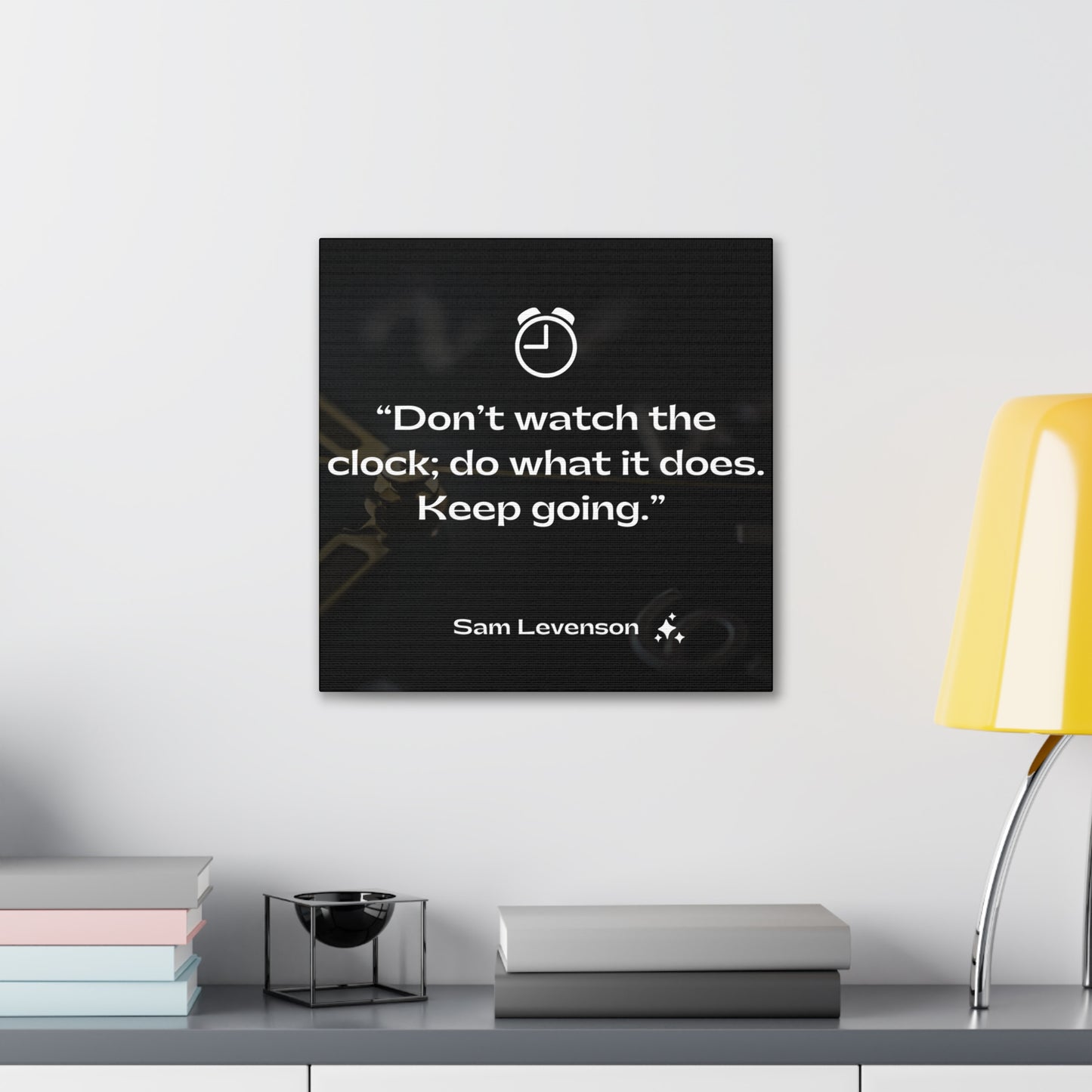 "Don't Watch The Clock, Keep Going" Wall Art - Weave Got Gifts - Unique Gifts You Won’t Find Anywhere Else!