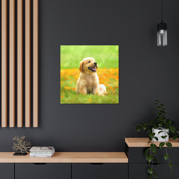 "Dog Painting Photo" Custom Wall Art - Weave Got Gifts - Unique Gifts You Won’t Find Anywhere Else!