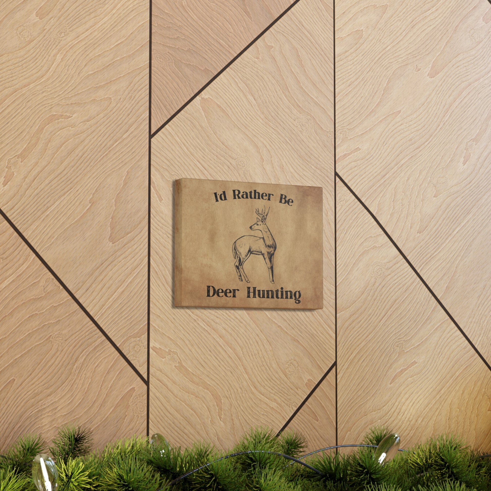 "I'd Rather Be Deer Hunting" Wall Art - Weave Got Gifts - Unique Gifts You Won’t Find Anywhere Else!