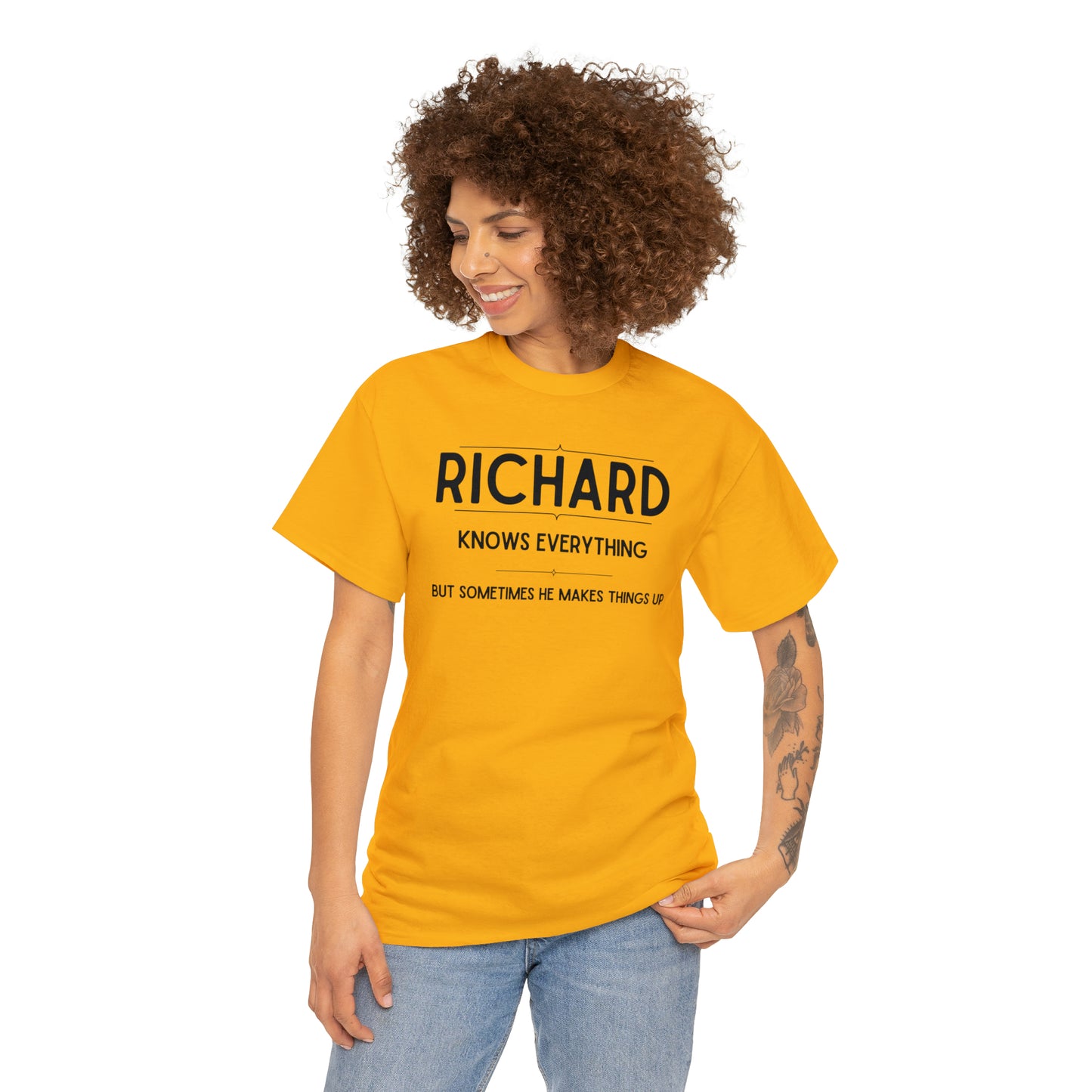 "Richard Knows Everything" T-Shirt - Weave Got Gifts - Unique Gifts You Won’t Find Anywhere Else!