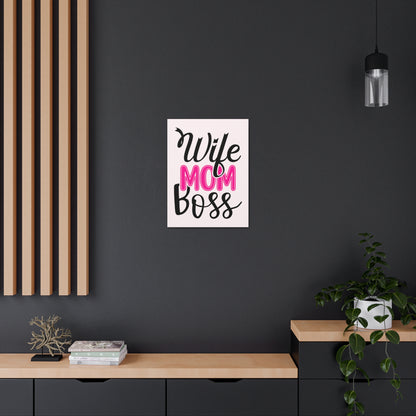 "Wife, Mom, Boss" Wall Art - Weave Got Gifts - Unique Gifts You Won’t Find Anywhere Else!