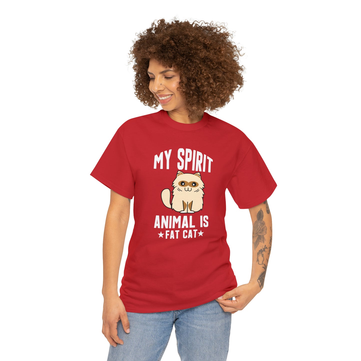 "Fat Cat Spirit Animal" T-Shirt - Weave Got Gifts - Unique Gifts You Won’t Find Anywhere Else!