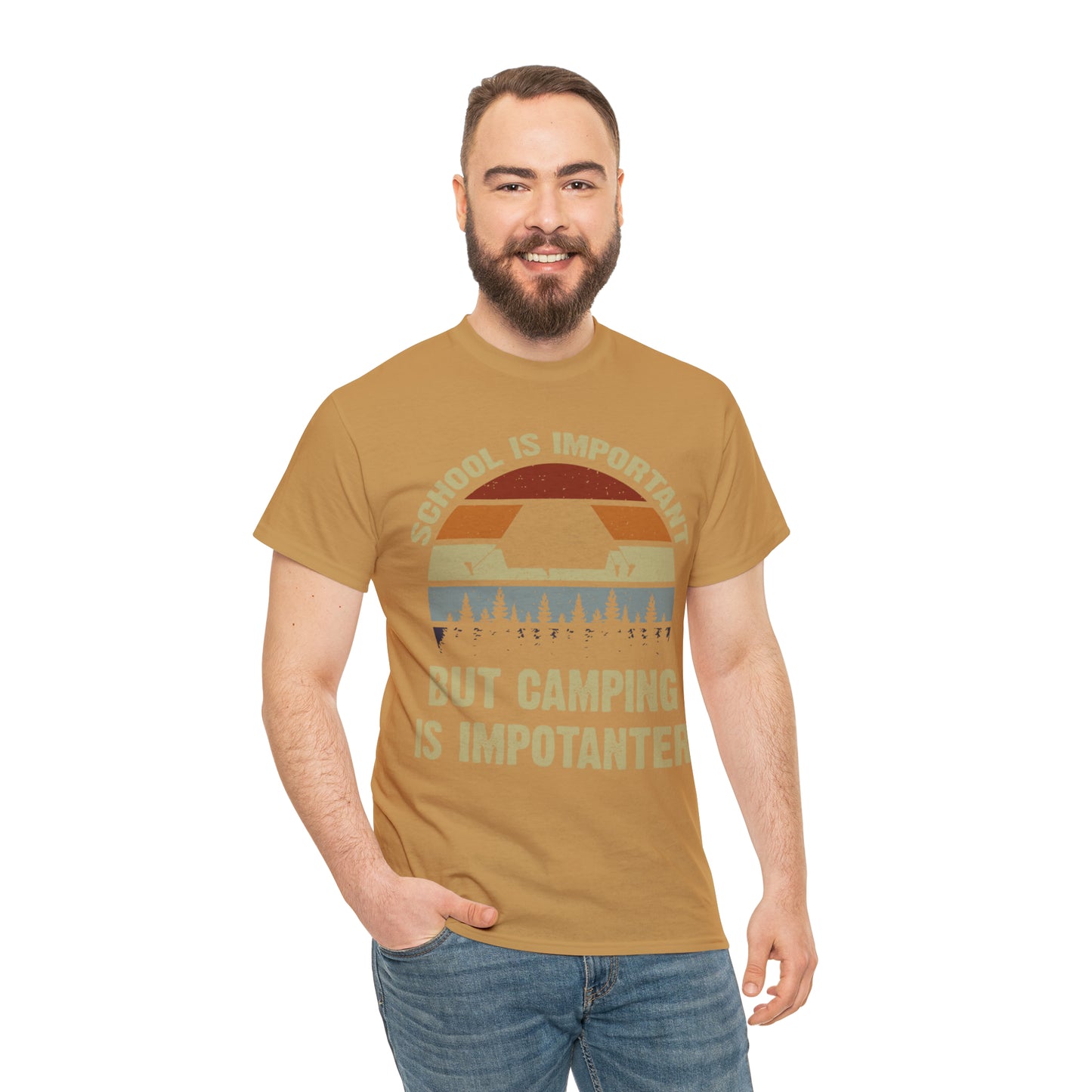 "Camping Is Importanter" T-Shirt - Weave Got Gifts - Unique Gifts You Won’t Find Anywhere Else!