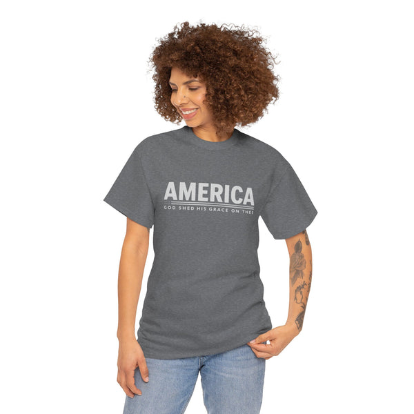 American - God Shed His Grace On Thee: T-Shirt