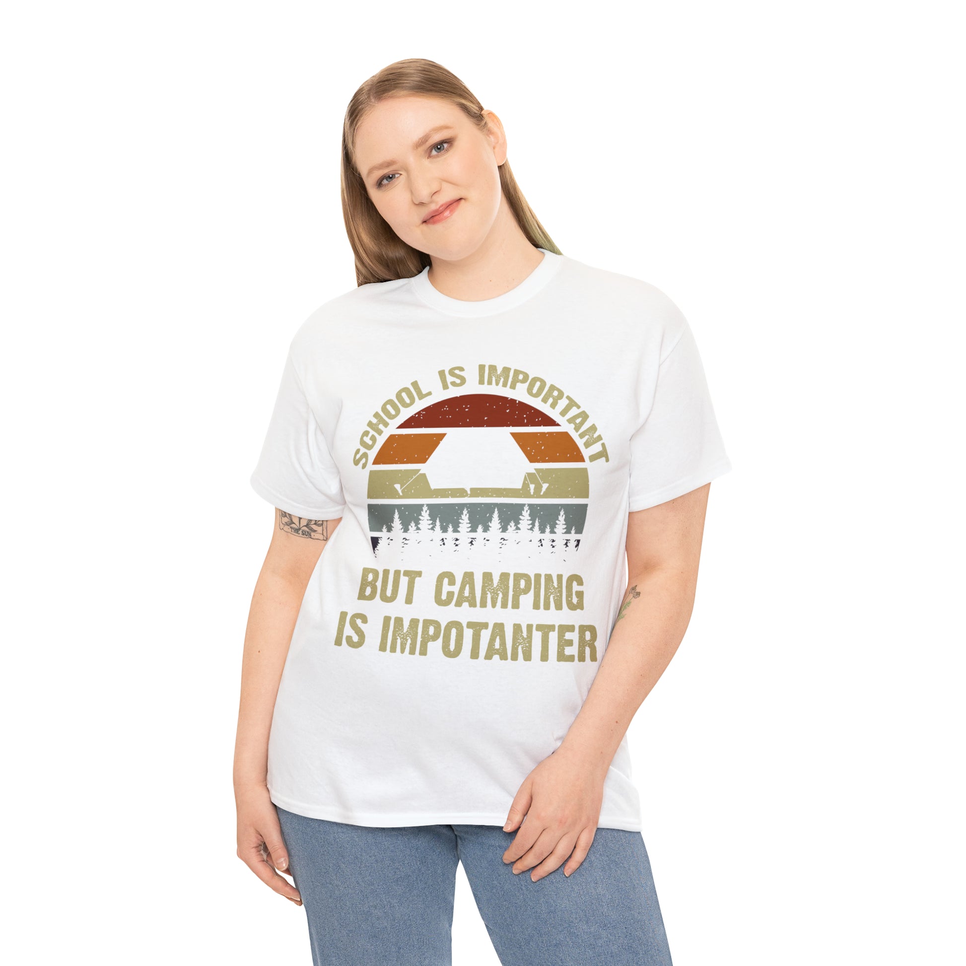 "Camping Is Importanter" T-Shirt - Weave Got Gifts - Unique Gifts You Won’t Find Anywhere Else!