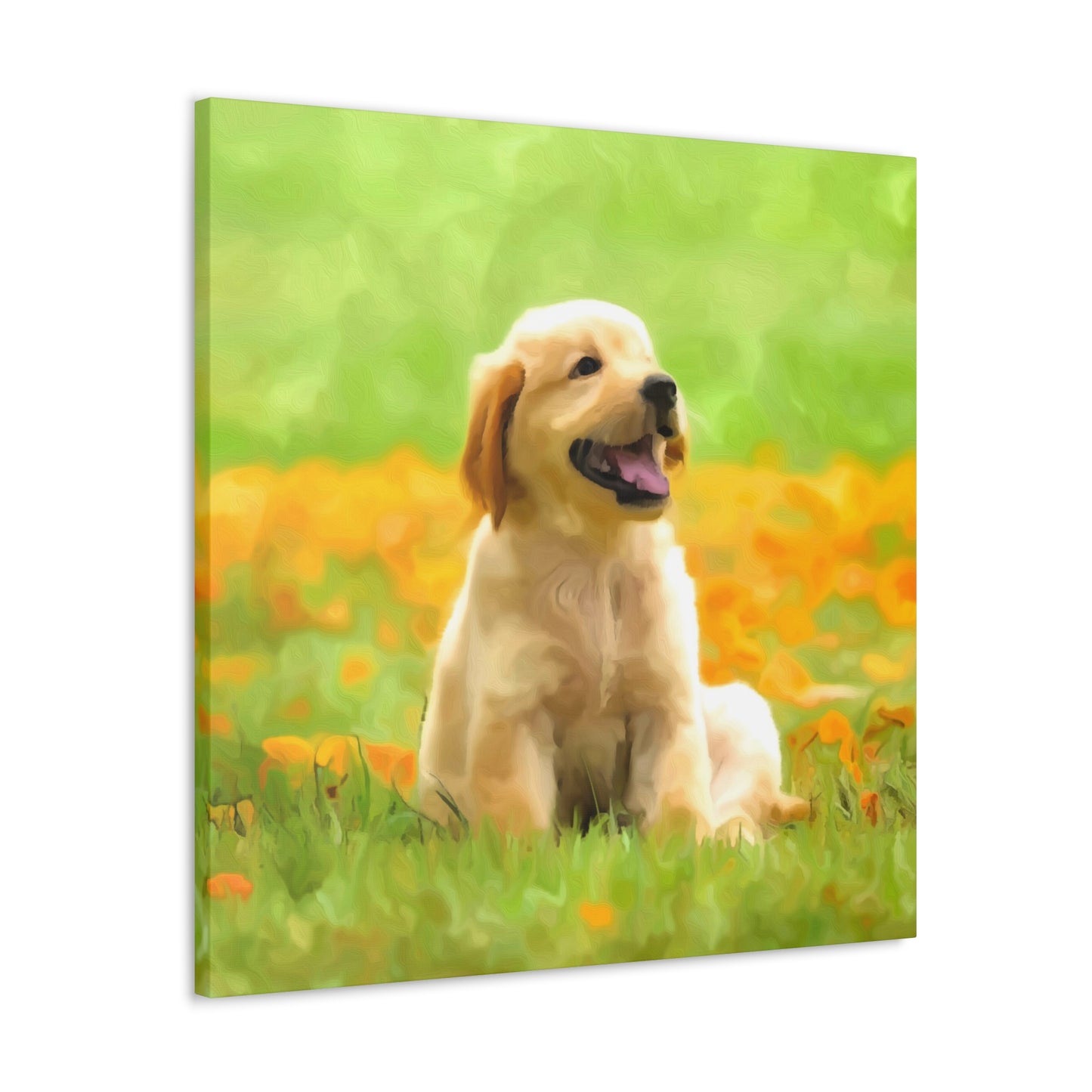 "Dog Painting Photo" Custom Wall Art - Weave Got Gifts - Unique Gifts You Won’t Find Anywhere Else!