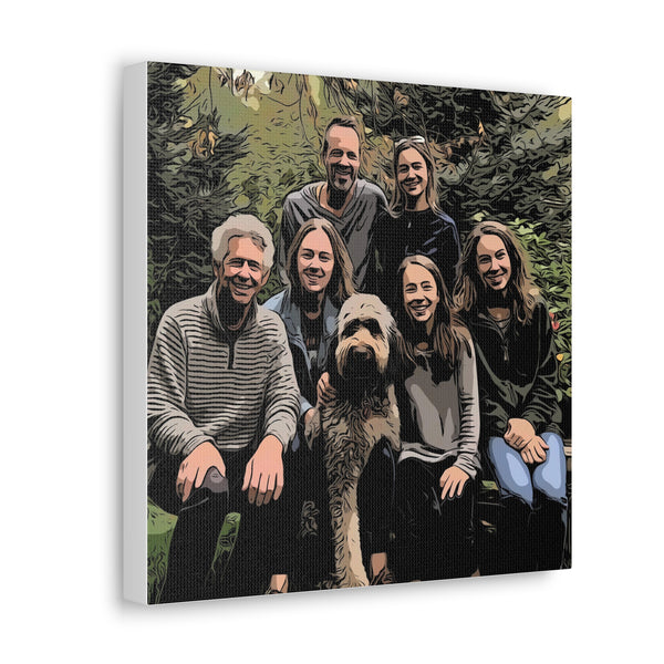 "Family Portrait" Custom Wall Art - Weave Got Gifts - Unique Gifts You Won’t Find Anywhere Else!