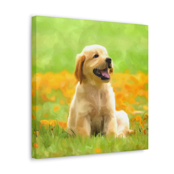 "Dog Painting Photo" Custom Wall Art - Weave Got Gifts - Unique Gifts You Won’t Find Anywhere Else!