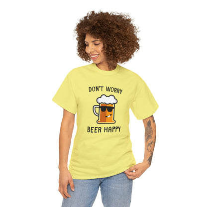 "Don't Worry, Beer Happy" T-Shirt - Weave Got Gifts - Unique Gifts You Won’t Find Anywhere Else!