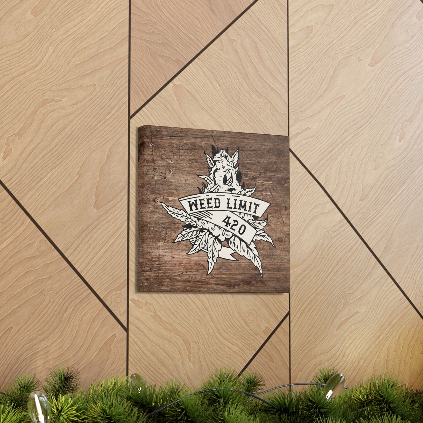 "Weed Limit 420" Wall Art - Weave Got Gifts - Unique Gifts You Won’t Find Anywhere Else!