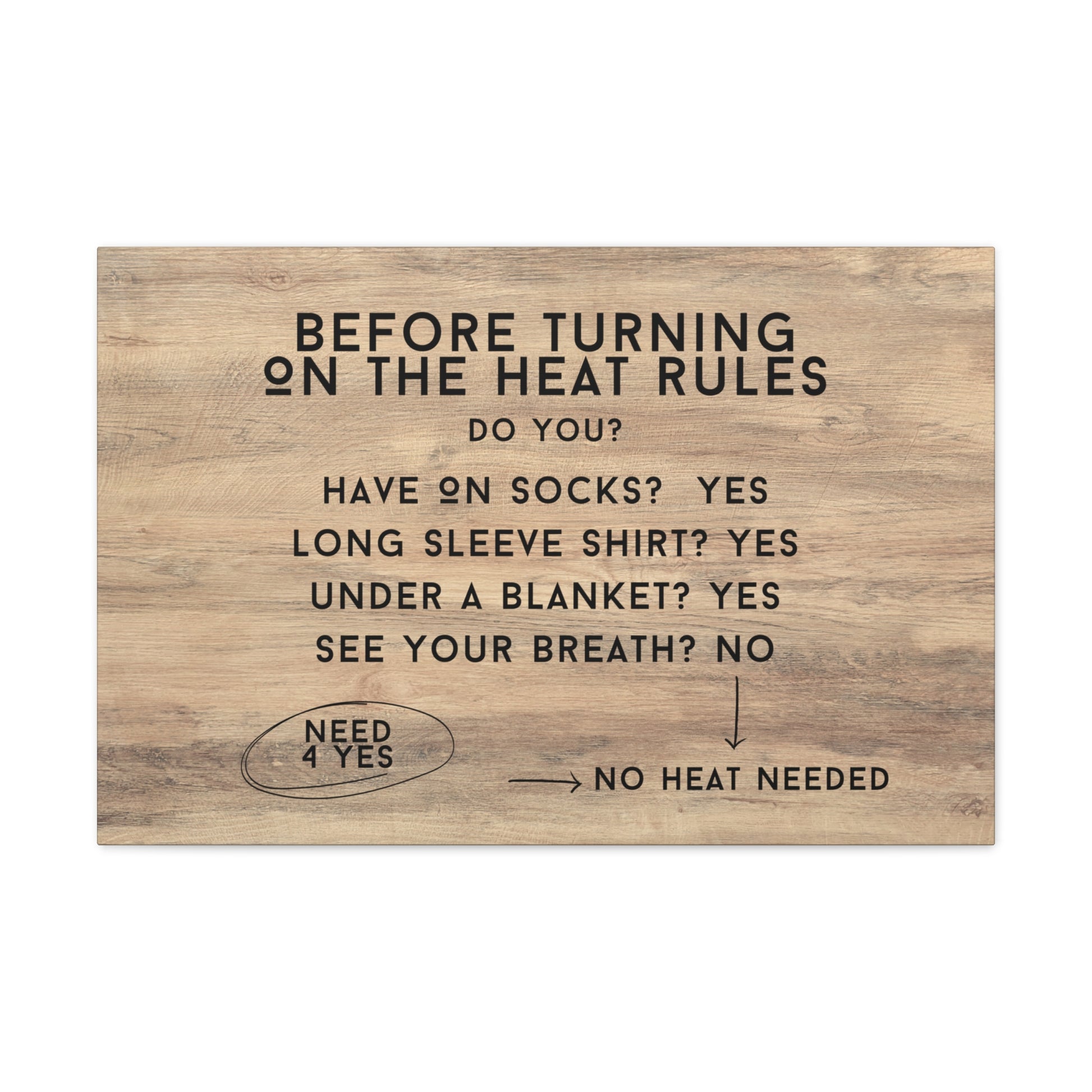 "Before Turning On That Heat" Wall Art - Weave Got Gifts - Unique Gifts You Won’t Find Anywhere Else!