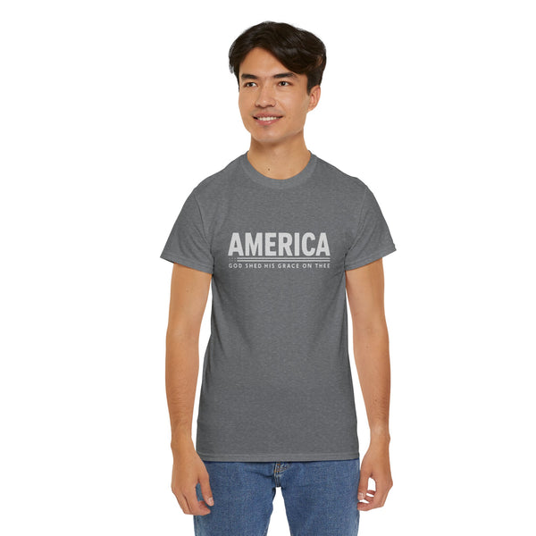 American - God Shed His Grace On Thee: T-Shirt