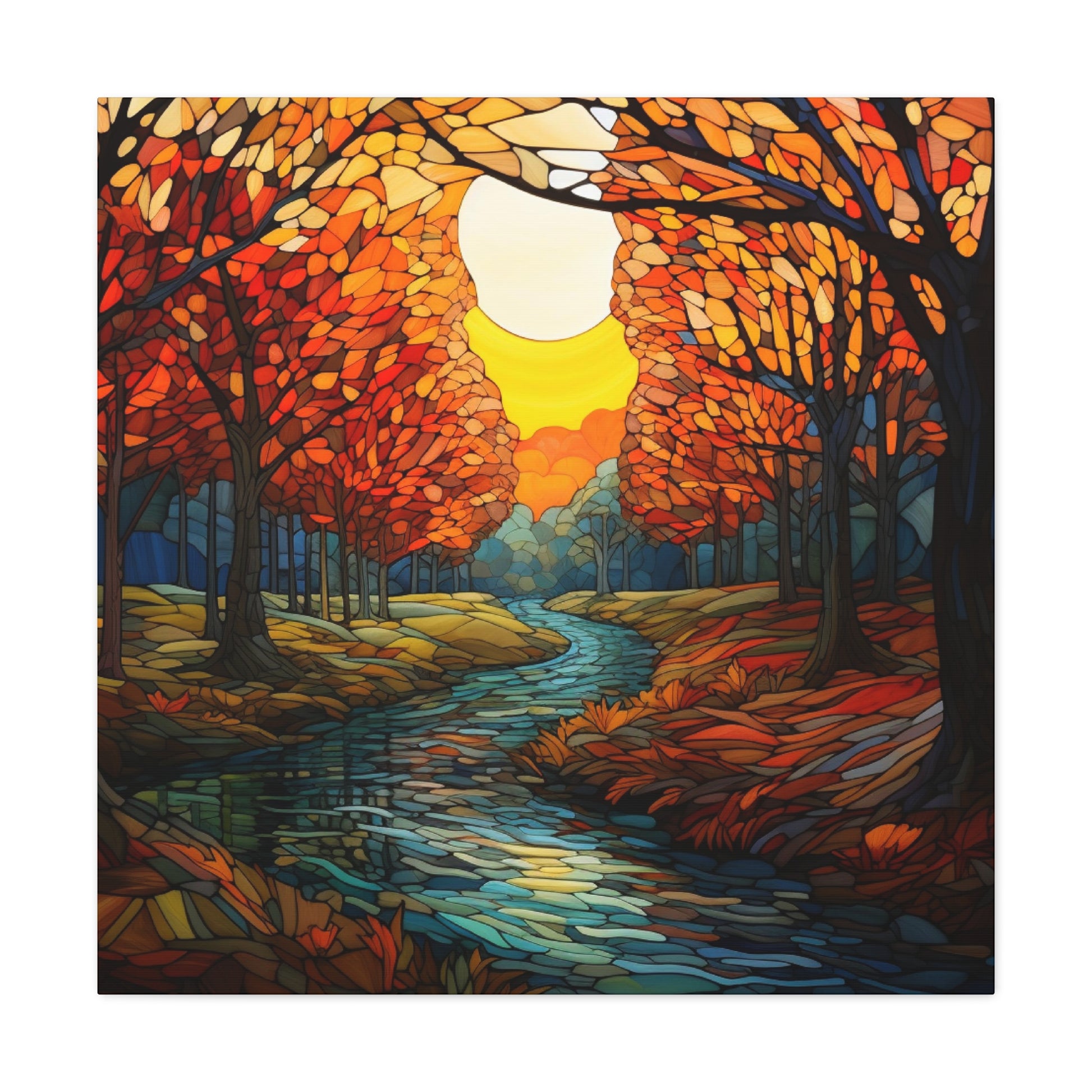 "River Sunset" Wall Art - Weave Got Gifts - Unique Gifts You Won’t Find Anywhere Else!