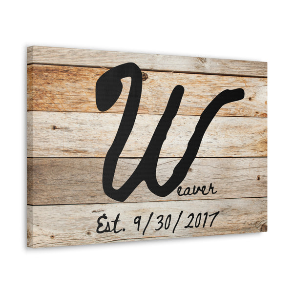 "Rustic Farmhouse Last Name" Custom Wall Art - Weave Got Gifts - Unique Gifts You Won’t Find Anywhere Else!