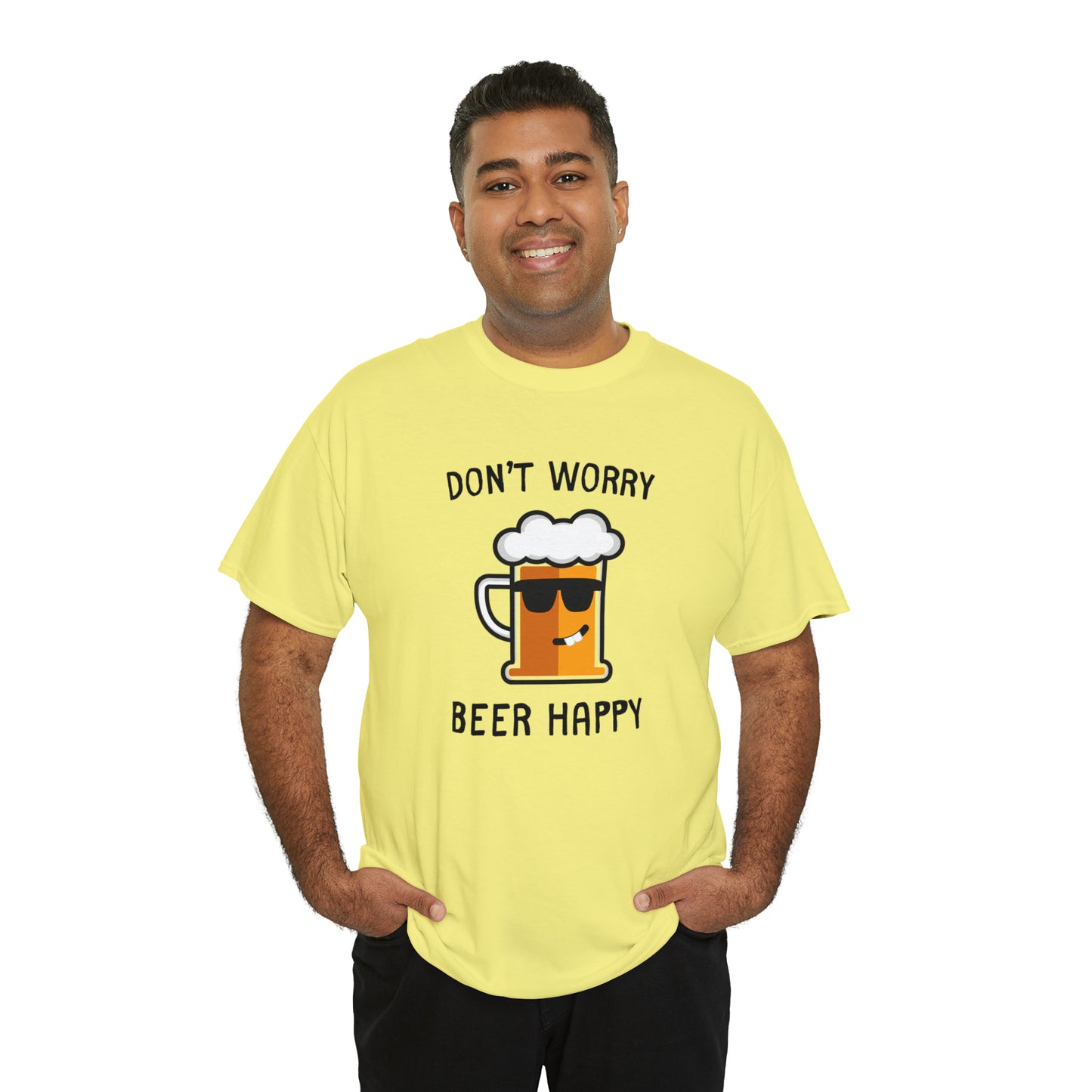 "Don't Worry, Beer Happy" T-Shirt - Weave Got Gifts - Unique Gifts You Won’t Find Anywhere Else!