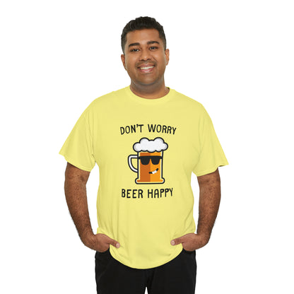 "Don't Worry, Beer Happy" T-Shirt - Weave Got Gifts - Unique Gifts You Won’t Find Anywhere Else!