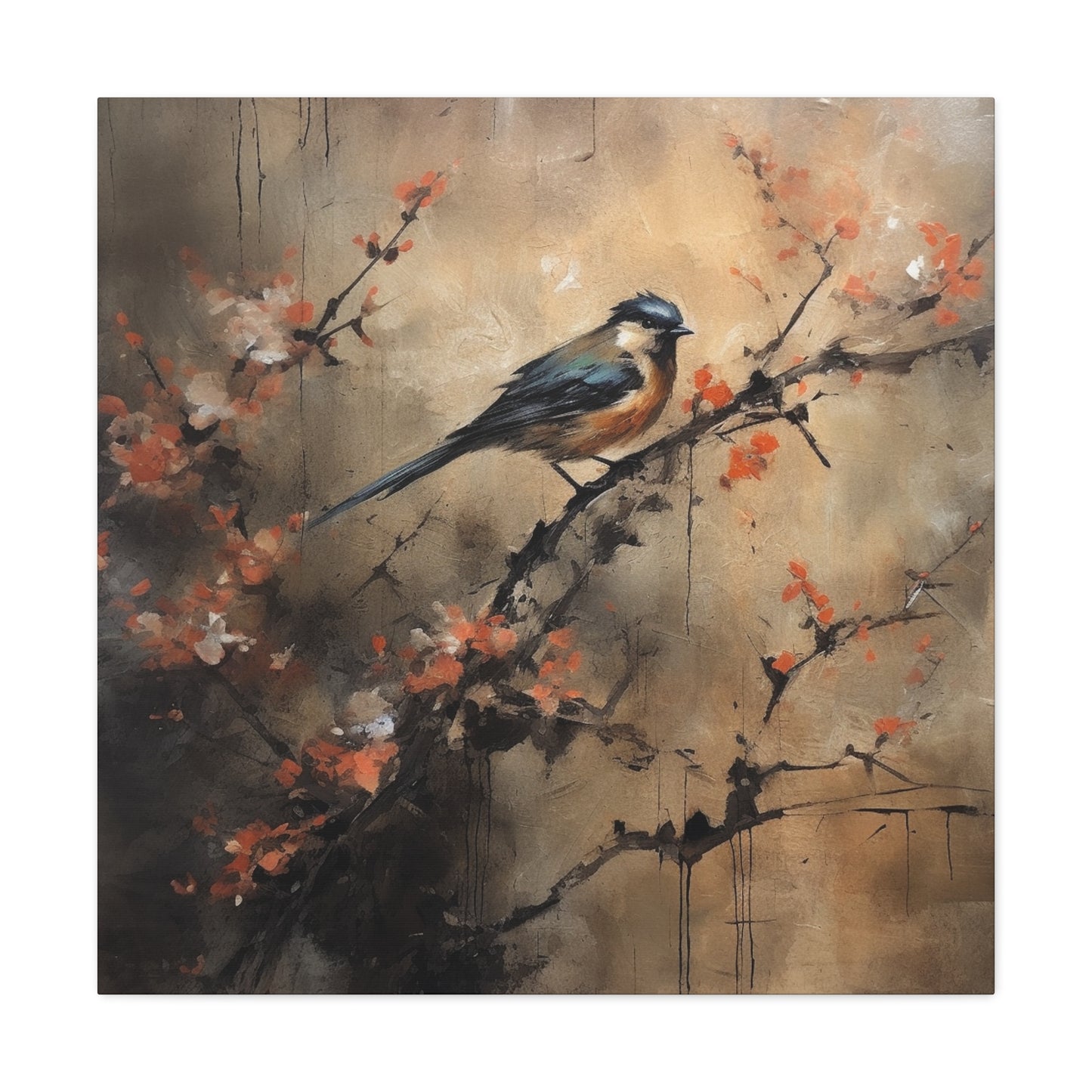 "Bird In Nature Wabi Sabi" Wall Art - Weave Got Gifts - Unique Gifts You Won’t Find Anywhere Else!