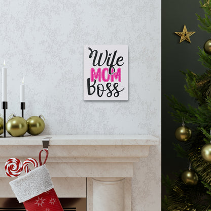 "Wife, Mom, Boss" Wall Art - Weave Got Gifts - Unique Gifts You Won’t Find Anywhere Else!