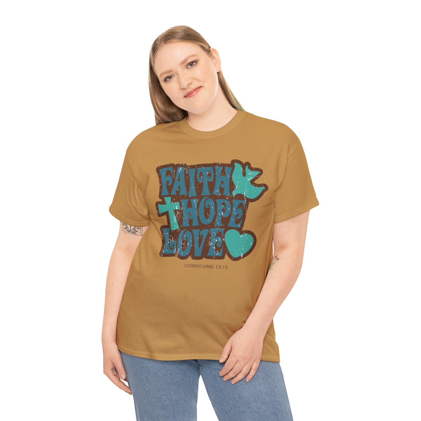 "Faith, Hope, Love" T-Shirt - Weave Got Gifts - Unique Gifts You Won’t Find Anywhere Else!