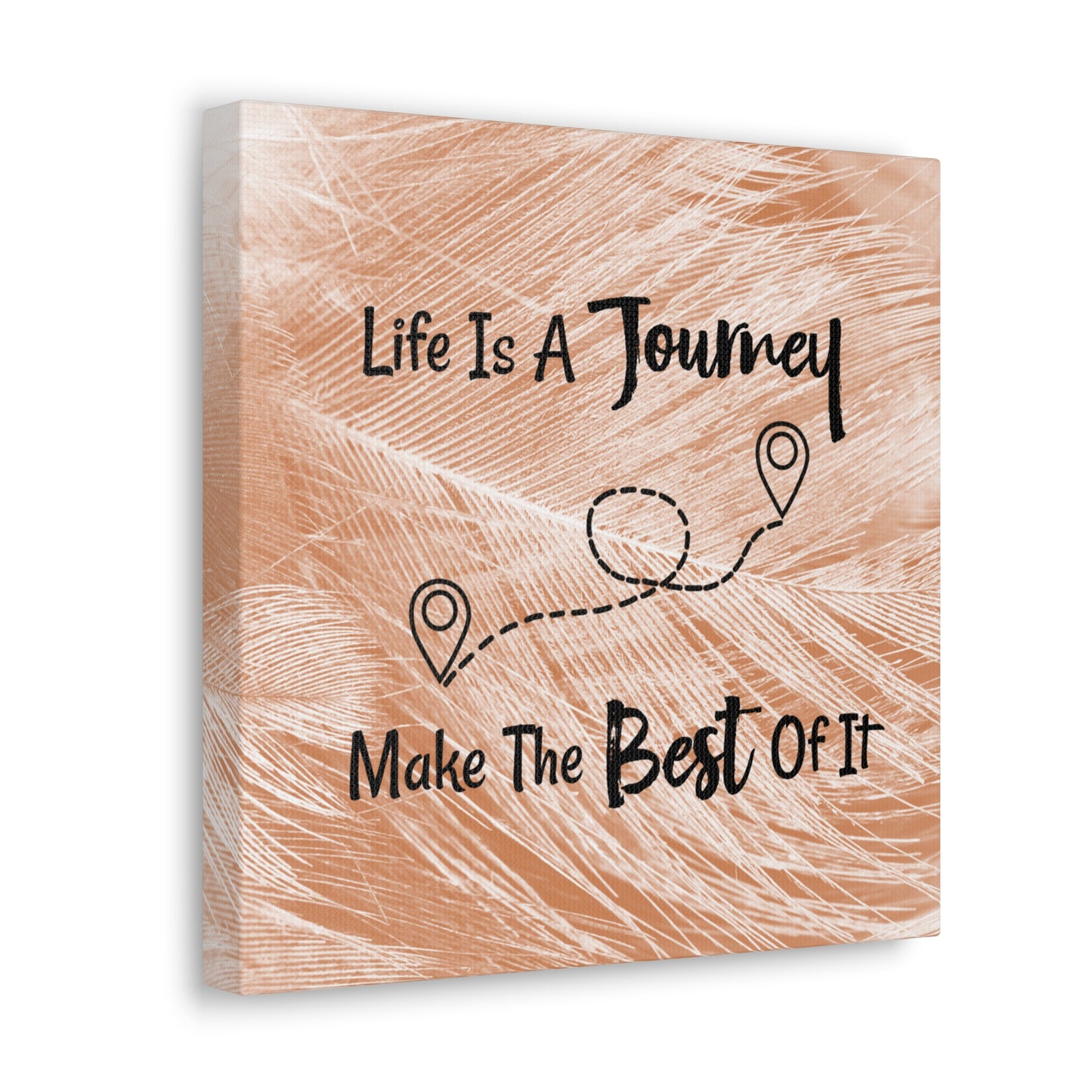 "Life Is A Journey, Make The Best Of It" Wall Art - Weave Got Gifts - Unique Gifts You Won’t Find Anywhere Else!